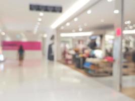 shopping mall blur background photo