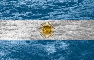 Argentinian flag texture as background photo