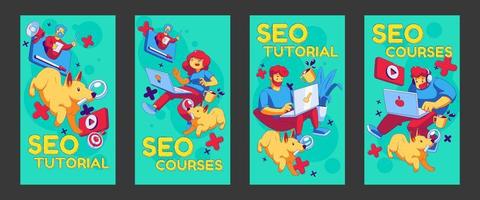 Seo tutorial posters, search engine optimization