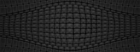 Black reptile skin texture background vector