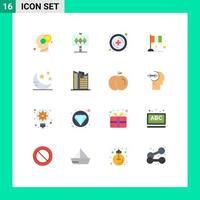 Universal Icon Symbols Group of 16 Modern Flat Colors of night patrick add irish festival Editable Pack of Creative Vector Design Elements