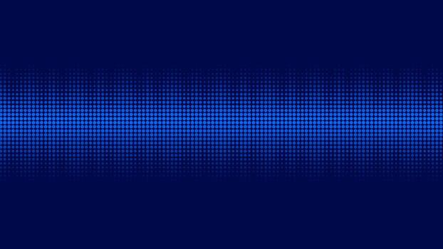 vector de fondo abstracto con semitono de color azul degradado, banner de diseño simple con texto de espacio de copia