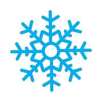 Christmas snowflake hand drawn doodle element vector illustration.