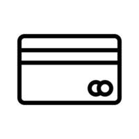 ilustración de vector de tarjeta de crédito en un fondo. símbolos de calidad premium. iconos vectoriales para concepto y diseño gráfico.