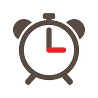 conjunto de iconos de temporizador de reloj, icono de alarma, ilustración vectorial. vector