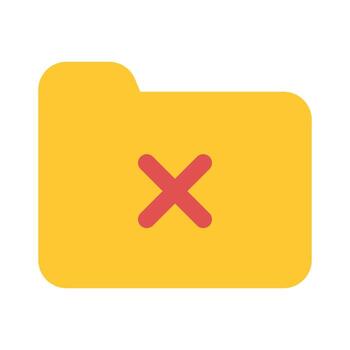 Trash Delete Folder Icon vector
