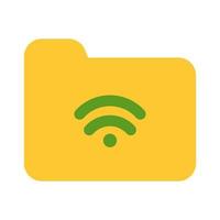 Share Transfer Folder Icon vector