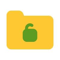 Encrypted Secure Folder Icon vector