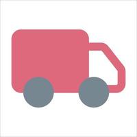 Delivery Truck to Location Icon vector