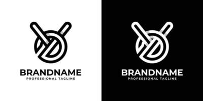 logotipo de monograma de letra simple ya, adecuado para cualquier negocio ya o iniciales ay. vector
