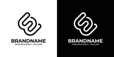 Simple Letter EN Monogram Logo, suitable for any business EN or NE initials. vector