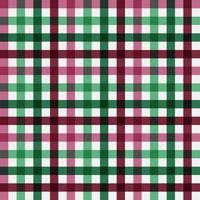 Red Green Seamless Plaid Background Pattern vector