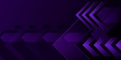 3D Dark Abstract Background Purple Arrowhead Right Triangle vector