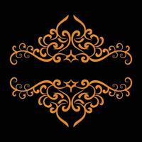 Vector vintage royal title border or text frame ornament elements, Luxury vintage Border for title border ornamental