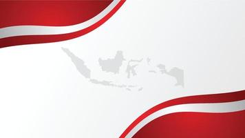 fondo bendera merah putih indonesia vector