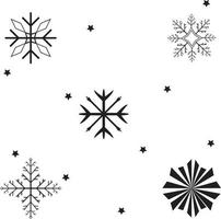 Snowflake Vector Editable EPS File