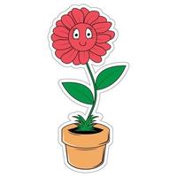 cute flower illustration graphic vector