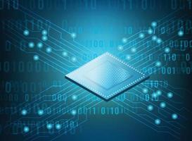 Artificial Intelligence Chip vector