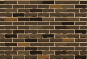 Seamless brownbrick wall texture. Vector background.