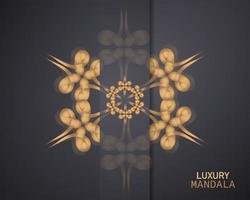 Round abstract luxury mandala. logo template design. vector illustration