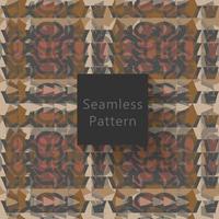 Abstract geometric with textures seamless pattern vector