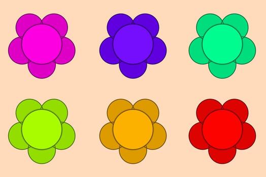 Vector circle process isolated template infographic. Can be used for diagram, graph, presentation and round chart. Business concept with 4 options, parts, steps or processes