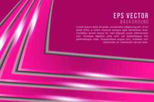 Geometric pink background with triangular polygons. Abstract design. Vector illustration.