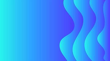 Geometric gradient paper layers 3D papercut on blue vector background. Abstract paper cut texture for topography website template or smooth cartoon origami paper shape concept