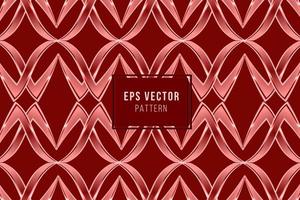 Geometric background pattern seamless abstract red color vector. Red background design. vector