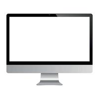 Computer Realistic Mockup vector