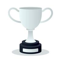 Gradient Trophy Silver vector