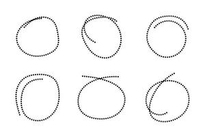 Round Brushes 8 vector