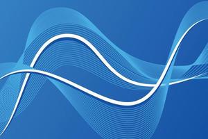 Wave Abstract Lines Blue Wavey Background vector