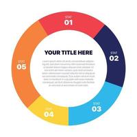 Pie Chart With Title vector