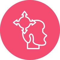 Decision Making Vector Icon Design