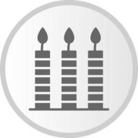 Birthday candles Vector Icon