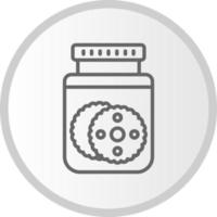 Cookies Jar Vector Icon