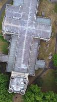 High Angle View of British Residential Homes at Luton Town of England UK video