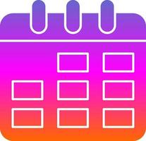 Schedule Vector Icon Design