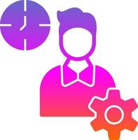 Productive Work Vector Icon Design