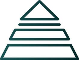 Pyramid Vector Icon Design