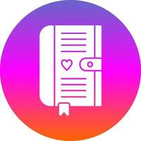 Diary Vector Icon Design