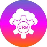 diseño de icono de vector crm