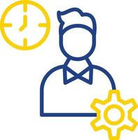 Productive Work Vector Icon Design