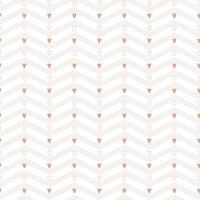 A simple seamless minimalistic pattern with pink hearts and zigzag stripes on a white background. Perfect for Valentine's day packaging and wrapping paper design. Vector illustration