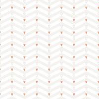 A simple seamless minimalistic pattern with pink hearts and zigzag stripes on a white background. Perfect for Valentine's day packaging and wrapping paper design. Vector illustration
