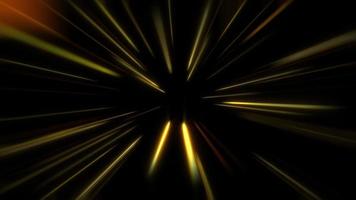 Glow center gold star particles animation abstract background video