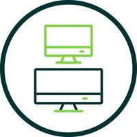 Monitors Vector Icon Design