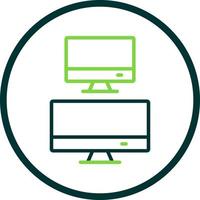 Monitors Vector Icon Design