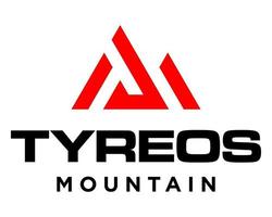 Letter T and M monogram mountain logo design. vector